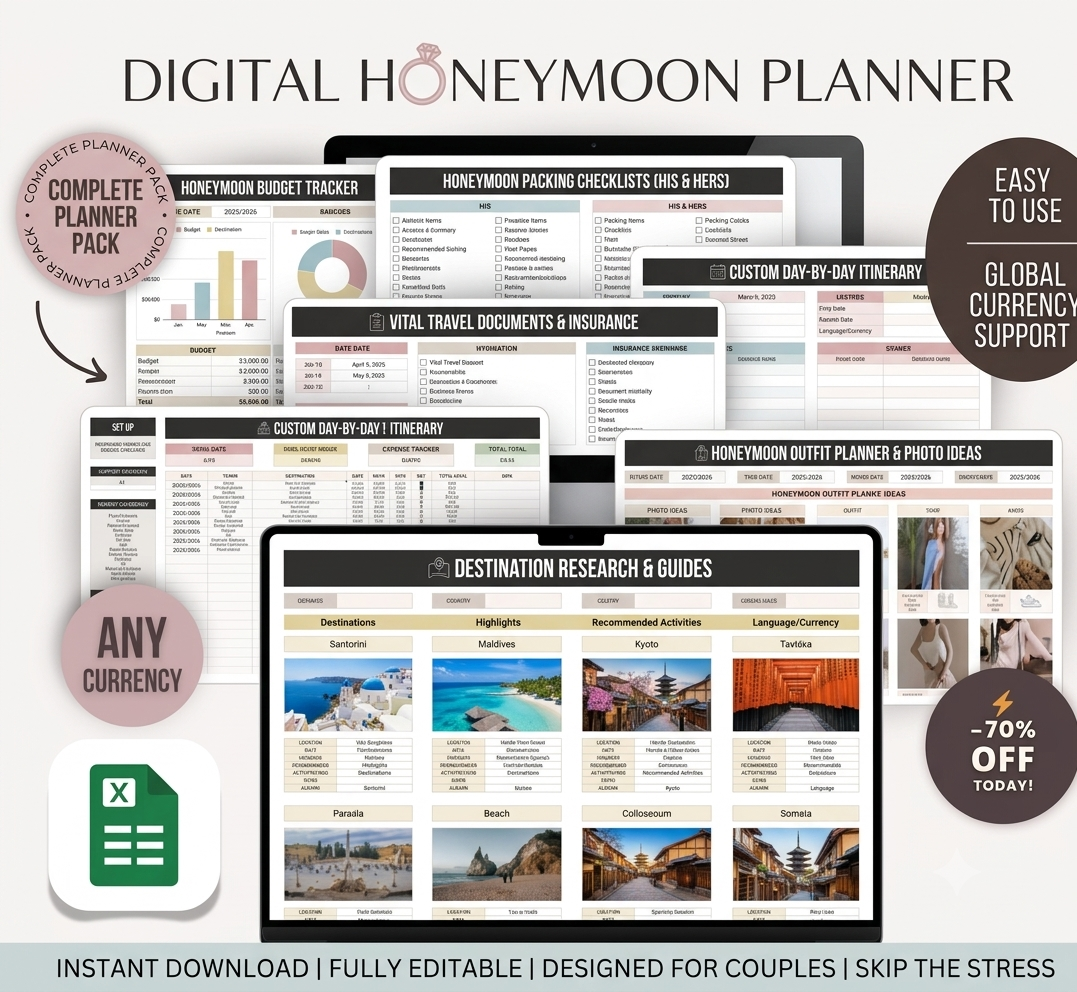 Digital Honeymoon Planner
